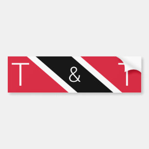 Pegatina Para Coche T & T - Trinidad y Tobago