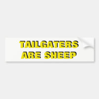 Tailgaters es amarillo y negro de las ovejas