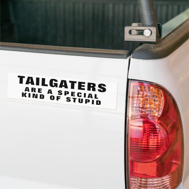 Pegatina Para Coche Tailgaters: Un tipo especial de pegamento Parachoq (En Camión)