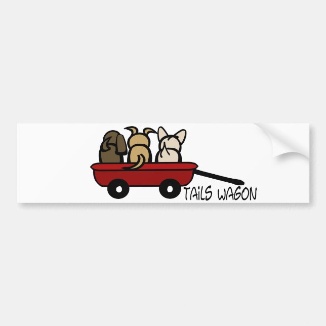 Pegatina Para Coche Tails Wagon (Frente)