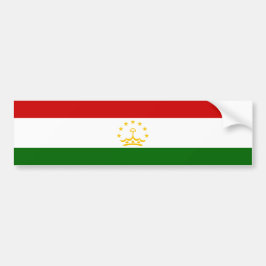 Pegatina Para Coche Tajikistan Flag (Tajik) (Republic of Tajikistan)