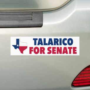 Pegatina Para Coche Talarico para Senado Elección Texas 2026