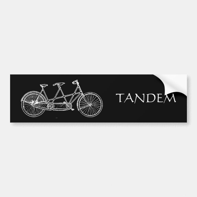 PEGATINA PARA COCHE TANDEM (Frente)
