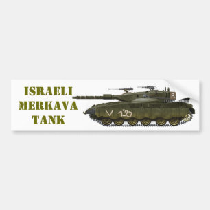 PEGATINA PARA COCHE TANK ISRAELI MERKAVA