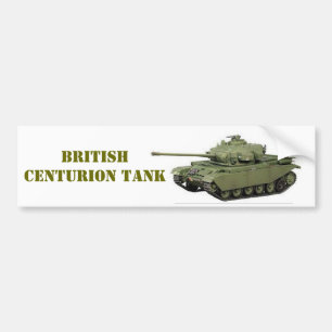 PEGATINA PARA COCHE TANQUE CENTURIÓN BRITÁNICO