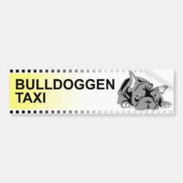 Pegatina Para Coche Taxi Bulldoggen (alemán)