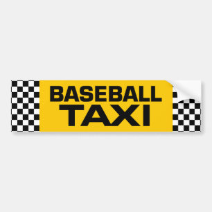 Pegatina Para Coche Taxi de béisbol