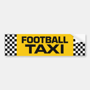 Pegatina Para Coche Taxi de fútbol