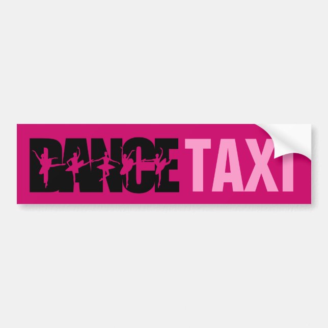 PEGATINA PARA COCHE TAXI DE LA DANZA (Frente)