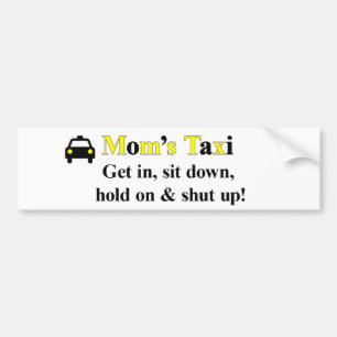 Pegatina Para Coche Taxi de las mamáes