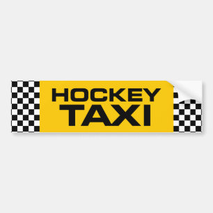 Pegatina Para Coche Taxi del hockey