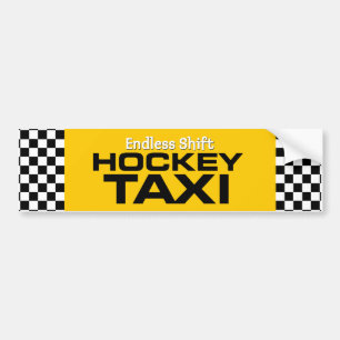 Pegatina Para Coche Taxi sin fin del hockey del cambio