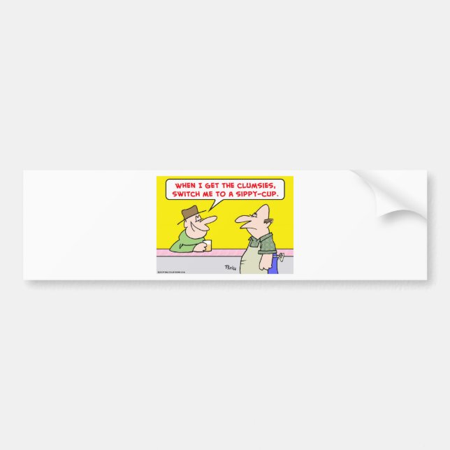 Pegatina Para Coche taza sippy bebida barra del interruptor (Frente)