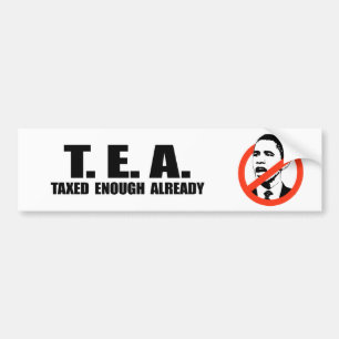 PEGATINA PARA COCHE TÉ - GRAVADO BASTANTES YA
