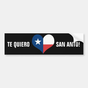 Pegatina Para Coche ¡Te Quiero San Anto!