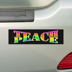 Pegatina Para Coche Teach Peace