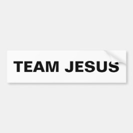 Pegatina Para Coche "Team Jesus" Bumper Sticker