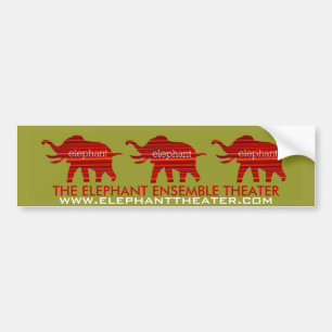 PEGATINA PARA COCHE TEATRO DEL ELEFANTE
