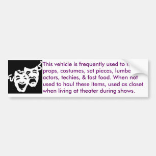 Pegatina Para Coche teatro-móvil