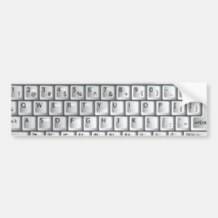 Pegatina Para Coche Teclado