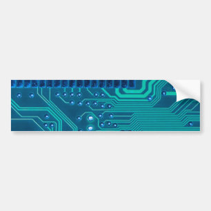 Pegatina Para Coche Tecnología Circuit Board Geek