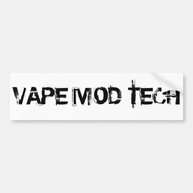 PEGATINA PARA COCHE TECNOLOGÍA DE LA MOD DE VAPE (Frente)