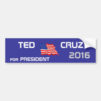Pegatina Para Coche Ted Cruz para el presidente 2016