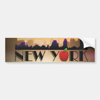 Pegatina Para Coche TEE Soy de New York Bumper Sticker