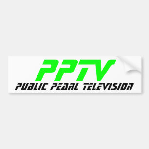 Pegatina Para Coche Televisión pública de la perla