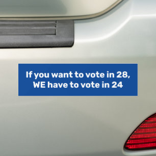 Pegatina Para Coche Tenemos que votar en 24