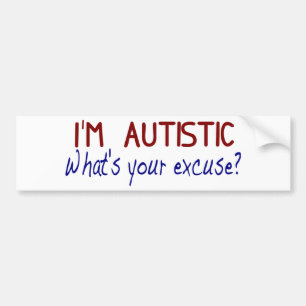 Pegatina Para Coche Tengo autismo