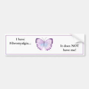 Pegatina Para Coche ¡Tengo Fibromyalgia… que no me tiene!