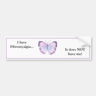 Pegatina Para Coche ¡Tengo Fibromyalgia… que no me tiene!