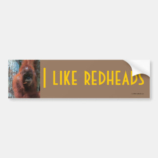 Pegatina Para Coche Tengo gusto de los Redheads - fauna