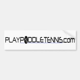 Pegatina Para Coche Tenis de la paleta del juego