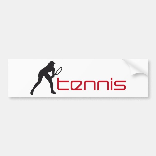 Pegatina Para Coche tennis (Frente)