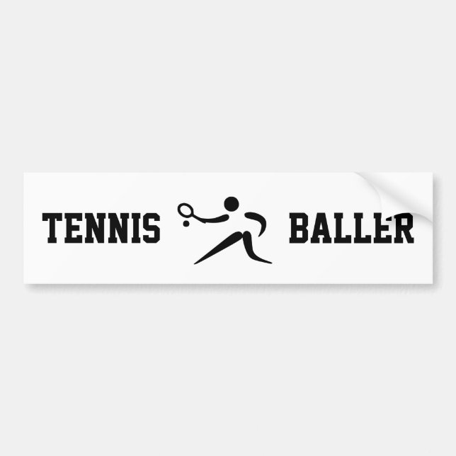 Pegatina Para Coche Tennis Baller (Frente)