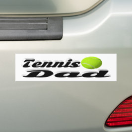 Pegatina Para Coche Tennis Dad Bumper Sticker