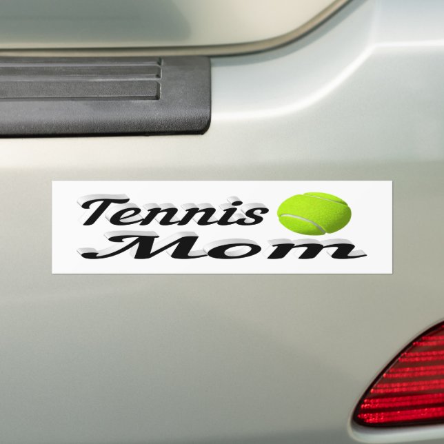 Pegatina Para Coche Tennis Mom Bumper Sticker (en coche)
