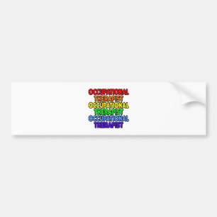 Pegatina Para Coche Terapia ocupacional del arco iris