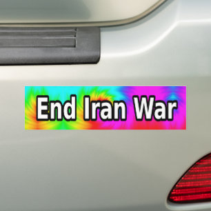 Pegatina Para Coche Terminar Guerra de Irán