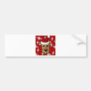 PEGATINA PARA COCHE TERRIER AIREDALE