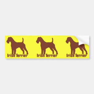 Pegatina Para Coche Terrier irlandés