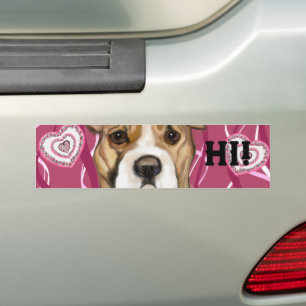 PEGATINA PARA COCHE TERRIER STAFFORDSHIRE AMERICANO           