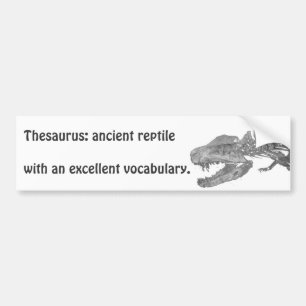 Pegatina Para Coche Tesauro: reptil antiguo con un Vo excelente…