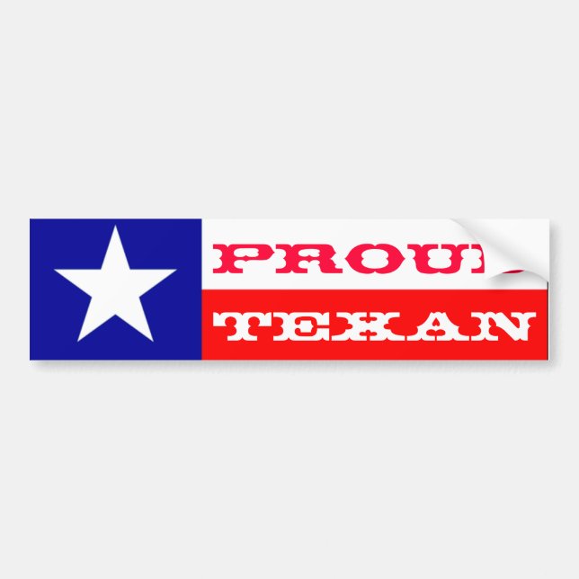 Pegatina Para Coche Texan orgulloso (Frente)