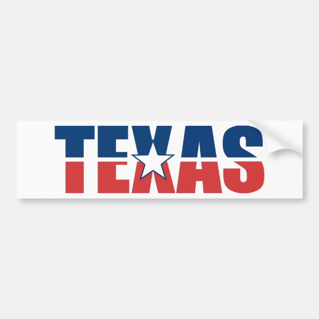 Pegatina Para Coche Texas Bumper Sticker (Frente)