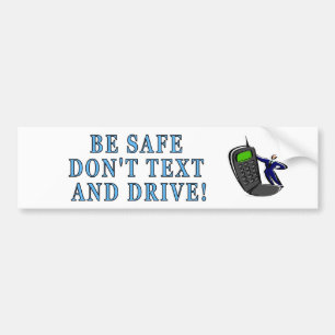 Pegatina Para Coche Texting y conducción