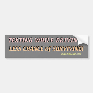 Pegatina Para Coche ¿TextingWhileDriving?