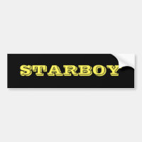 Texto adaptable de STARBOY en un fondo negro